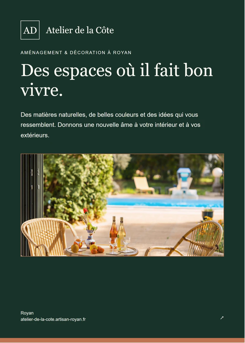 Exemple de flyer assorti